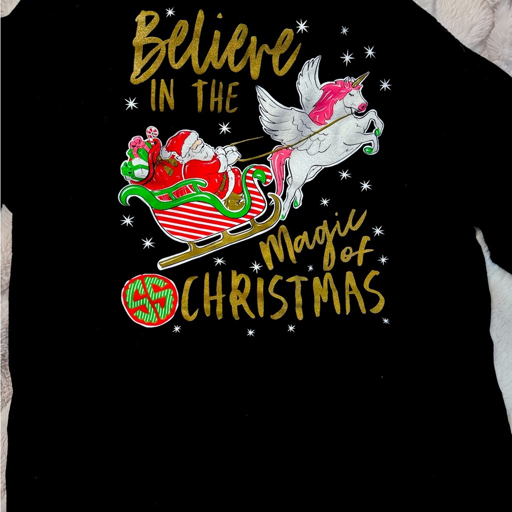 SS Size Large Womens Christmas Longsleeve Tee- Simply Southern Christmas